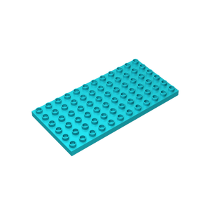 [Gobricks] GDS-D026 gros grande brique plaque en plastique 6x12 grands blocs de construction pièces avec <span class=keywords><strong>72</strong></span> trous - Product Image 6