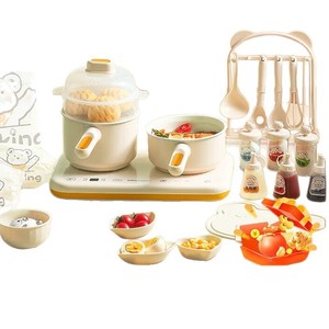 Rongshida Electric Cooking Pot Mini Kitchen Set 2L Plastic Children's Toy For Pretend Play - Product Image 2