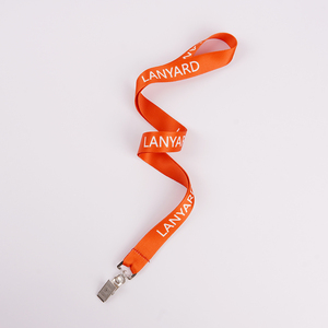Wholesale Eco-friendly Custom Logo Lanyard Long Neck Strap ID Card Holder Nylon Polyester Sublimation Clip Hook Easy Attachment