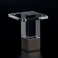 Pieds de meubles en acrylique transparent, pieds en lucite pour chaises, design contemporain pour la maison, le bar et le salon