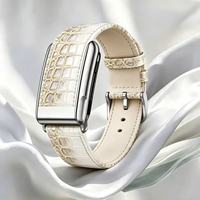Bracelet de montre intelligente sport en cuir véritable de crocodile de l'Himalaya de qualité supérieure, imperméable, 24 cm, bracelet de remplacement pour Whoop 5.0