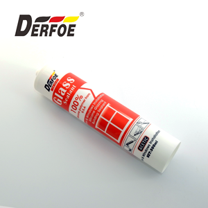 Sellador de Vidrio DERFOE 300ml, Sellador de Silicona Acética para Construcción, Hecho en EE. UU. - Product Image 4