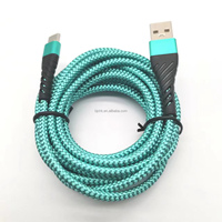 Câble de données rapide USB-C/Micro/iOS de haute qualité, anti-casse, 100W, 1m/2m/3m, pour iPhone 17 Pro Max, en nylon, 5A, charge rapide, cuivre pur
