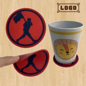 Posavasos de Goma de PVC, Posavasos de Silicona Personalizados para Bebidas - Product Image 1