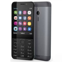 Téléphone portable GSM double SIM 2G 230 avec écran de 2,8 pouces, appareil photo 2MP avec flash LED, batterie grande capacité, débloqué