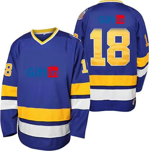 Maillot de hockey pour hommes personnalisé, réversible, professionnel, imprimé par sublimation, respirant, antibactérien, coupe ample, séchage rapide, vente en gros - Product Image 5