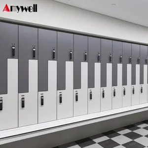 Venta de fábrica Amywell, cubículo de partición de inodoro duradero, hoja HPL compacta