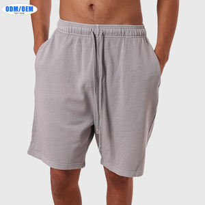 Pantalones Cortos Deportivos Unisex Personalizados, Batik, 100% Algodón, 420 g/m², Casuales, para Hombre, para Correr, Fitness, Vintage, Lavado Ácido - Product Image 4