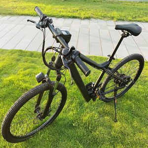 Entrepôt Européen 48V 350 Watt Noir E Vélo Cadre en Alliage Batterie 7.5Ah Couleur Noire Double Suspension Vélo Électrique avec Siège - Product Image 4