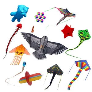 2020 hot selling kite flying for children cheap outdoor gift easy flying animal cometa sport fish kite from Weifang