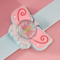 Montre à quartz pour enfants Cartoon Pat avec bracelet en silicone, cadran parfait, cadeau d'anniversaire pour enfants, avec mouvement à aiguilles par Haiou
