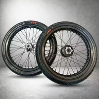 Kit de roues Surron Ultra Bee 17 x 1,60'' 17 x 2,15'' pour moto tout-terrain, couleur argent, pour Light Bee X E Bike Supermoto