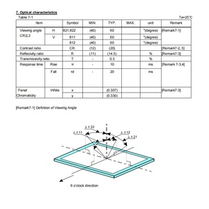 LS013b7dh05 1.26 inch 144*168 Transflective <span class=keywords><strong>LCD</strong></span> module SPI Màn hình phản chiếu TFT <span class=keywords><strong>LCD</strong></span> hiển thị - Product Image 3