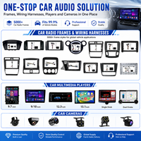 Cadre radio universel Android pour voiture, lecteur multimédia, panneau de navigation, prise en charge de la caméra arrière, CarPlay sans fil Android