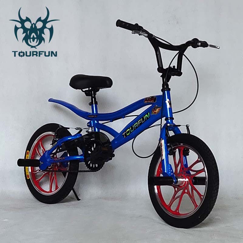 Blue shock-absorbing wheels