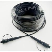 Extension étanche Mini SC Connecteurs renforcés FTTA 3mm-5mm fibre optique Cordon de raccordement extérieur