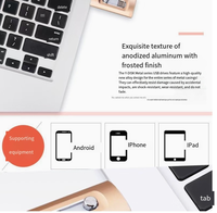 Clé USB 3.0 double usage pour téléphones mobiles et ordinateurs, compatible avec les appareils 3-en-1 haute vitesse