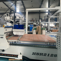 Hausser Router CNC ATC 2128 para carpintería y fabricación de muebles, con función de nesting y línea de producción automática