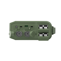 Batterie Lifepo4 120000mAh/384wh 24V 12V PD 100W, pack d'alimentation extérieur | Banque pour le camping, la pêche et les voyages