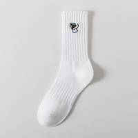 Chaussettes de sport Bioserica Era en tricot respirant anti-odeur avec broderie de logo personnalisé sur le bord, le corps et la semelle
