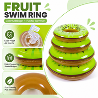 Neuartiger aufblasbarer Schwimmring aus verdicktem PVC, Schwimmreifen, Wasserspielzeug für Kinder und Erwachsene, Sommer, Strand, Poolparty