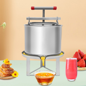 Presse extracteur de miel manuelle en acier inoxydable 13L nouvelle condition outil d'apiculture pour presser le jus de raisin et filtre à miel - Product Image 1