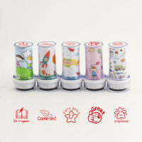 Tampons colorés pour fournitures scolaires pour enfants, tampons auto-encreurs pour images de enseignants, tampons de Motivation pour les devoirs