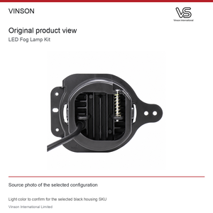 Kit de Faros Antiniebla LED para Jeep Wrangler JL con Carcasa Negra - Product Image 2