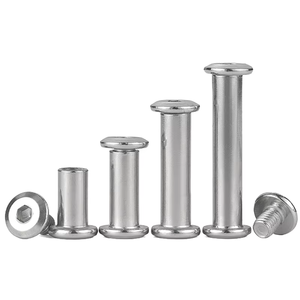 Écrous à douille hexagonale en acier inoxydable poli galvanisé, écrous cylindriques zingués à fond frais pour l'exploitation minière et le traitement de l'eau - Product Image 4
