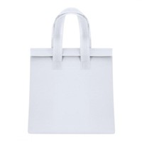 Sac isotherme personnalisé avec fermeture Velcro, en non-tissé laminé, avec doublure en aluminium pour la livraison de repas et l'emballage