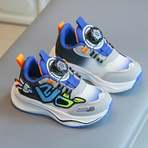 Zapatos deportivos para niños, zapatos casuales para niños <span class=keywords><strong>de</strong></span> primavera y otoño, botones giratorios, zapatos <span class=keywords><strong>de</strong></span> <span class=keywords><strong>red</strong></span> transpirables para correr para niñas - Product Image 5