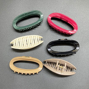Pinces à cheveux réglables en plastique souple YT de haute qualité, couleur neutre, pinces requin anti-casse pour femmes, accessoires capillaires pour usage quotidien - Product Image 2