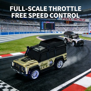 Coche RC SUV de Aleación 1:64, 2.4GHz, Doble Modo, Control por <span class=keywords><strong>APP</strong></span> y <span class=keywords><strong>Remoto</strong></span>, 3 Velocidades, Mini Coche RC con Sensor de Gravedad, El <span class=keywords><strong>Mejor</strong></span> Regalo - Product Image 5