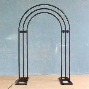 อุปกรณ์ตกแต่งซุ้มแต่งงานแบบสามท่อเหล็กดัดสำหรับตกแต่งงานปาร์ตี้ - Product Image 4