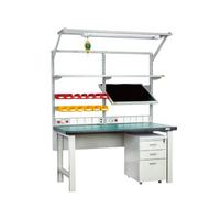 Mesa de Trabajo ESD Leenol, Mesa de Laboratorio Electrónica, Muebles de Laboratorio, Mesa de Trabajo Antiestática Ajustable