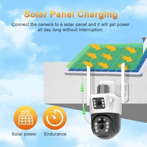 V380 Pro <span class=keywords><strong>Cámara</strong></span> CCTV de seguridad PTZ con energía solar WiFi al aire libre 4G con tarjeta SIM <span class=keywords><strong>Cámara</strong></span> solar - Product Image 5