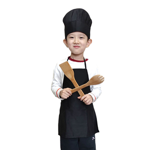 Tạp Dề Nhà Bếp Thời Trang Trẻ Em Mới 2022 Tạp Dề Trẻ Em Và Bộ Mũ Đầu Bếp - Product Image 2