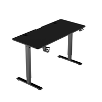 Escritorio de elevación eléctrico ergonómico de alta calidad, mesa ajustable de altura de acero para sentarse para pararse, escritorio de computadora