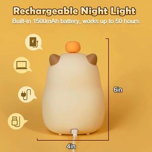 Smart Alarm <b>Clock</b> Night Light - Bedroom Bedside Lamp & Decorative Mood Light Friendly Digital Controls for Both <b>Kids</b> and Adults - Product Image 6