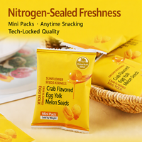 Graines de tournesol saveur crabe, croustillantes, en mini-sachet, conditionnées sous azote, vente en gros, fournisseur OEM, exportation directe usine