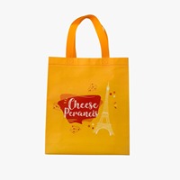Sac en non-tissé laminé personnalisé de luxe réutilisable, finition brillante/mate, avec cordon de serrage, logo personnalisé, promotionnel, pour la vente au détail et les expositions