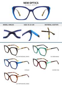 Vente en gros <span class=keywords><strong>de</strong></span> lunettes à la mode, lunettes <span class=keywords><strong>de</strong></span> luxe faites à la main, monture optique combinée en acétate avec logo personnalisé rétro, à un <span class=keywords><strong>prix</strong></span> exceptionnel - Product Image 3