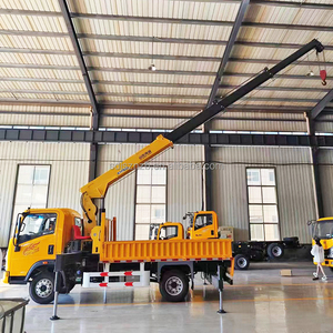 Camion-grue de transport chinois télécommandé, capacité de levage 10 tonnes, camion-benne mobile 6x4 avec grue - Product Image 2