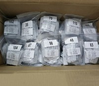 Mini-étiquettes RFID UHF 860-960 MHz pour la gestion du linge, étiquettes en tissu blanc pour vêtements, interface de communication NFC 860-960 MHz