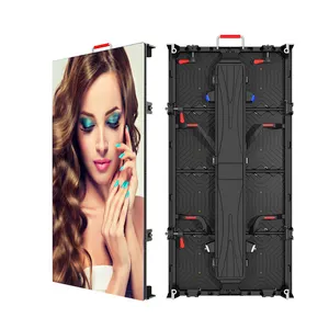 Shenzhen P3.91 IP65 rental Waterproof cabinet 500*1000mm outdoor led video wall display screen for wedding stage Price