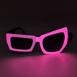 Лидер продаж, креативные светящиеся светодиодные очки на Хэллоуин, неоновые светящиеся солнцезащитные очки для продвижения - Product Image 2