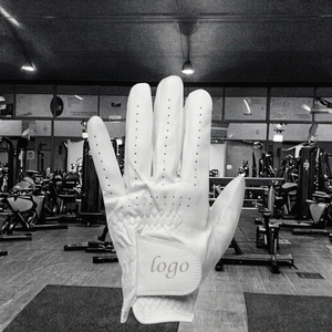 Gant de golf tout temps à doigts complets, en cuir véritable respirant personnalisé pour hommes et femmes, main gauche et droite avec grip - Product Image 2