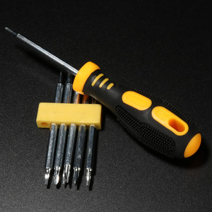 Juego de destornilladores de precisión 12 en 1, mango magnético de acero al cromo vanadio para herramientas de reparación de teléfonos móviles con puntas aisladas - Product Image 5
