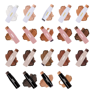 Stick de Maquillage Double Embout Minéral Rose Vegan à Haute Pigmentation <span class=keywords><strong>pour</strong></span> <span class=keywords><strong>Bronzer</strong></span>, Enlumineur et Correcteur Éclaircissant, Marque Privée - Product Image 1