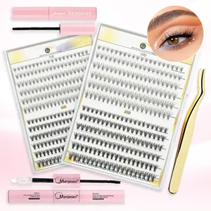 Wholesale Single Cluster 12 14 16 18 Rows Grafting Cluster Lash Kits Natural Beauty Eyelash Clusters Makeup Private Label